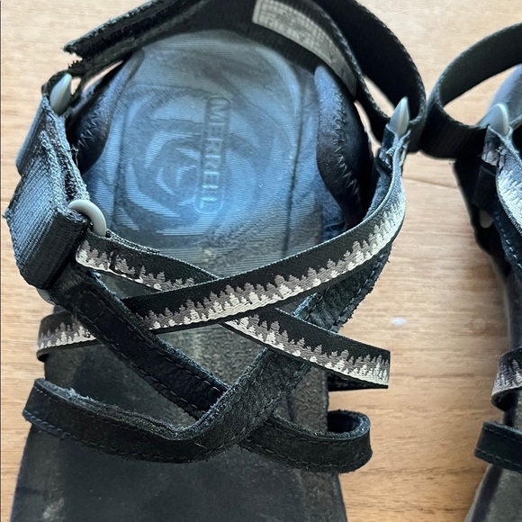 Merrell Terran 3 Cush Lattice Sandals, Black, Women's Size 8 - Picture 2 of 7